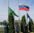 Торжественное построение, посвященное Дню Государственного флага Российской Федерации - ГУ МЧС России