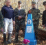 Члены поискового отряда "Память" отреставрировали памятник на месте гибели сотрудника ОВД в годы Великой Отечественной войны - NatPress