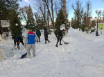 В Майкопском районе продолжаются работы по расчистке от снега