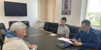 В Тахтамукайском районе прокурор провел прием участников СВО и членов их семей - NatPress