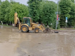 В устранении последствий мощного ливня в Майкопском районе задействовано 57 человек и 19 единиц техники