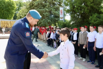 В Майкопском районе 122 школьника вступили в ряды юнармейцев