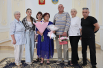 В Майкопском районе чествовали семью, прожившую в браке 50 лет