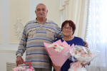 В Майкопском районе чествовали семью, прожившую в браке 50 лет