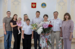 В ЗАГС Майкопского района чествовали юбиляров семейной жизни