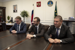 Мурат Кумпилов провёл рабочую встречу с заместителем Министра юстиции РФ Максимом Бесхмельницыным